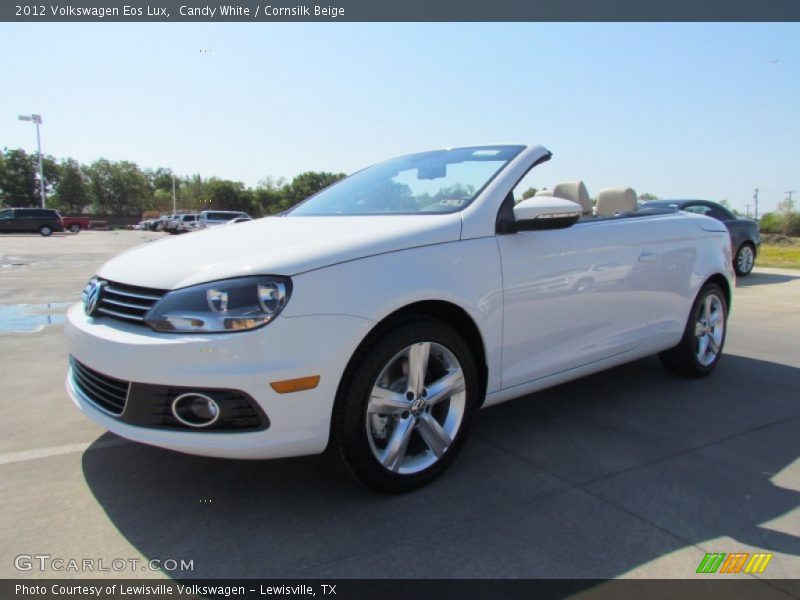 Candy White / Cornsilk Beige 2012 Volkswagen Eos Lux
