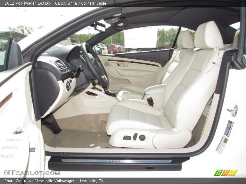 Candy White / Cornsilk Beige 2012 Volkswagen Eos Lux