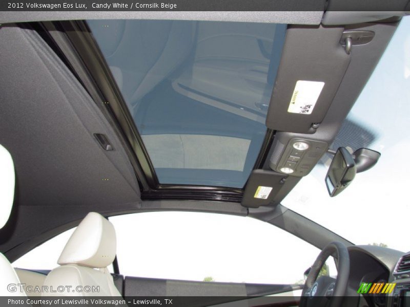 Candy White / Cornsilk Beige 2012 Volkswagen Eos Lux