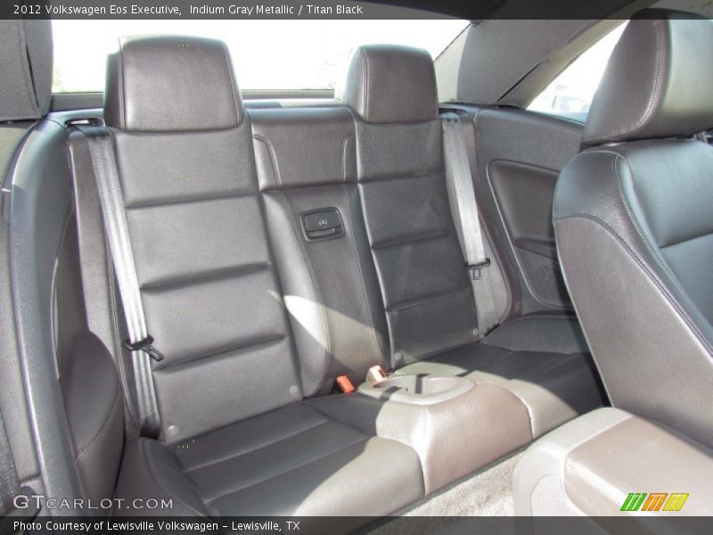 Indium Gray Metallic / Titan Black 2012 Volkswagen Eos Executive