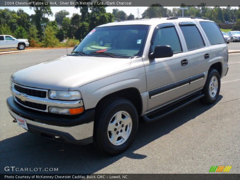 Silver Birch Metallic / Gray/Dark Charcoal 2004 Chevrolet Tahoe LS 4x4