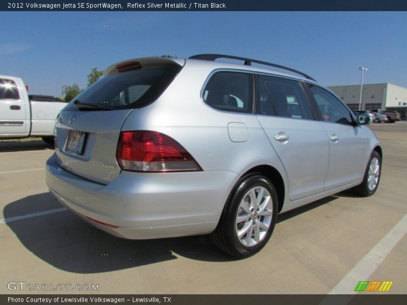 Reflex Silver Metallic / Titan Black 2012 Volkswagen Jetta SE SportWagen