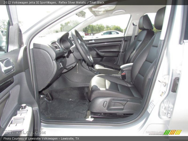  2012 Jetta SE SportWagen Titan Black Interior