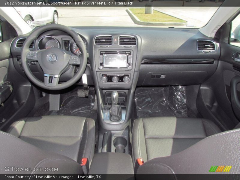  2012 Jetta SE SportWagen Titan Black Interior