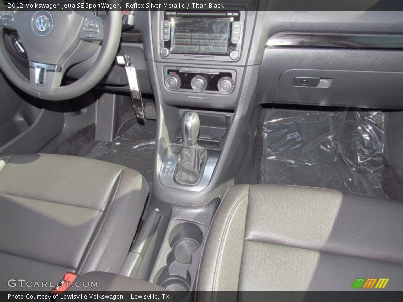 Reflex Silver Metallic / Titan Black 2012 Volkswagen Jetta SE SportWagen