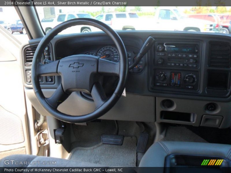 Silver Birch Metallic / Gray/Dark Charcoal 2004 Chevrolet Tahoe LS 4x4