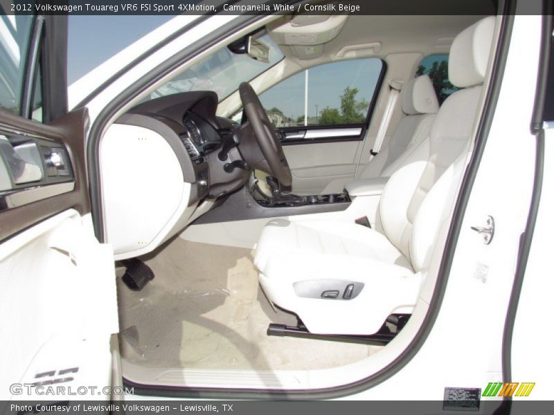 Campanella White / Cornsilk Beige 2012 Volkswagen Touareg VR6 FSI Sport 4XMotion