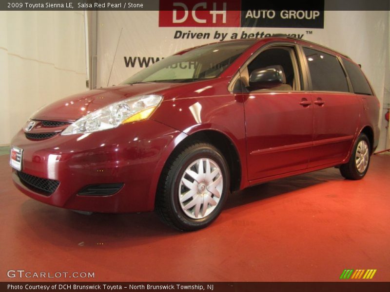 Salsa Red Pearl / Stone 2009 Toyota Sienna LE