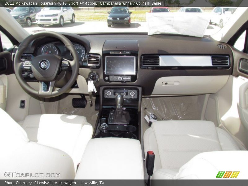 Campanella White / Cornsilk Beige 2012 Volkswagen Touareg VR6 FSI Sport 4XMotion