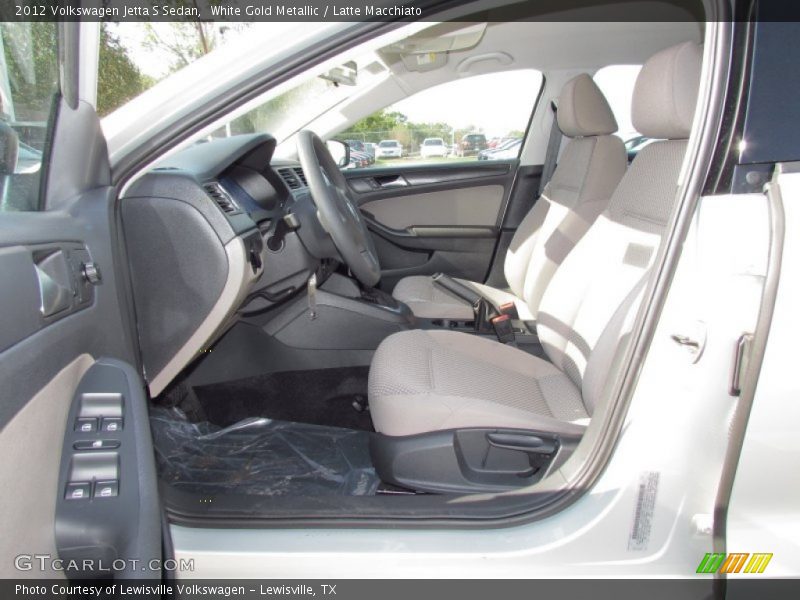 White Gold Metallic / Latte Macchiato 2012 Volkswagen Jetta S Sedan