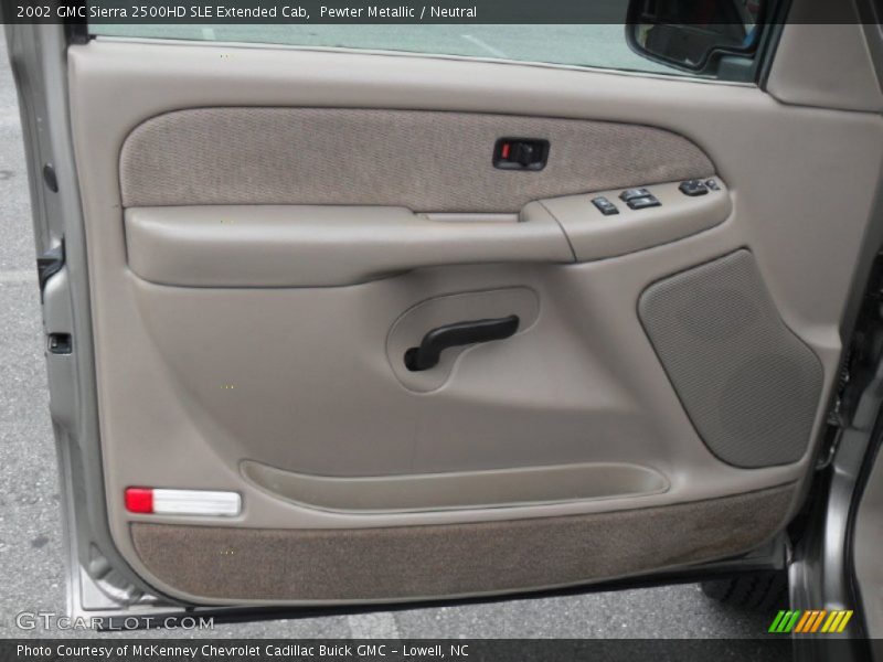 Pewter Metallic / Neutral 2002 GMC Sierra 2500HD SLE Extended Cab