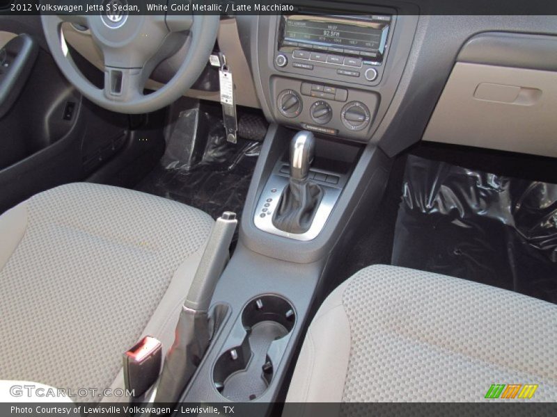 White Gold Metallic / Latte Macchiato 2012 Volkswagen Jetta S Sedan