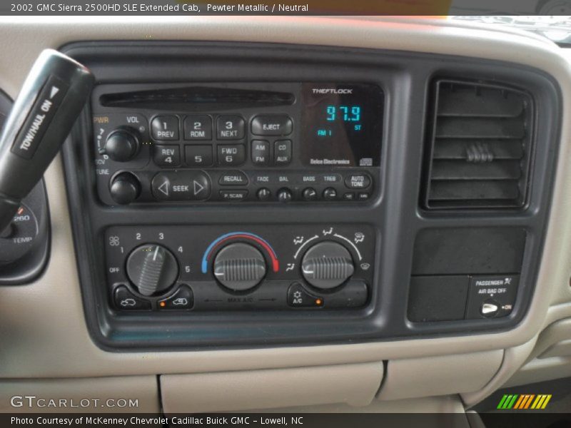 Pewter Metallic / Neutral 2002 GMC Sierra 2500HD SLE Extended Cab