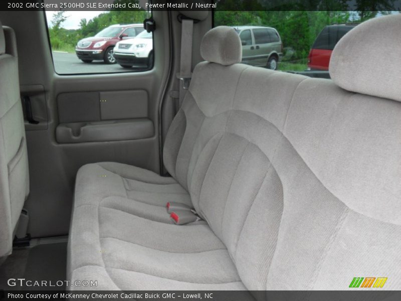 Pewter Metallic / Neutral 2002 GMC Sierra 2500HD SLE Extended Cab