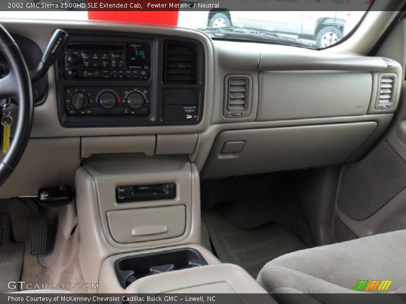 Pewter Metallic / Neutral 2002 GMC Sierra 2500HD SLE Extended Cab