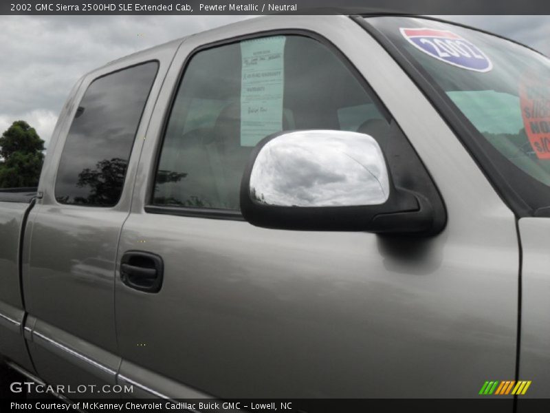 Pewter Metallic / Neutral 2002 GMC Sierra 2500HD SLE Extended Cab