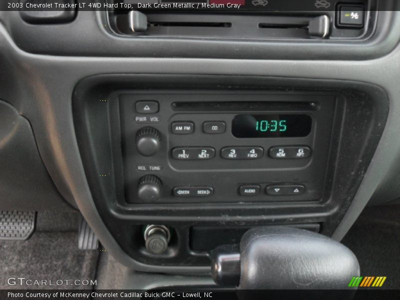 Audio System of 2003 Tracker LT 4WD Hard Top