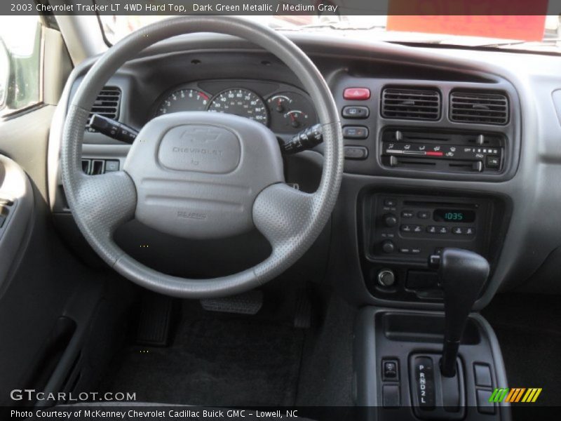 Dashboard of 2003 Tracker LT 4WD Hard Top