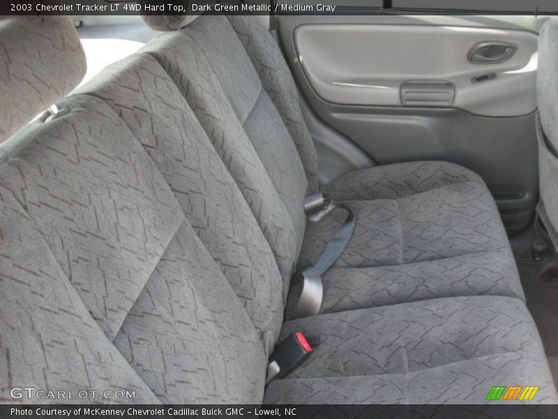 Dark Green Metallic / Medium Gray 2003 Chevrolet Tracker LT 4WD Hard Top