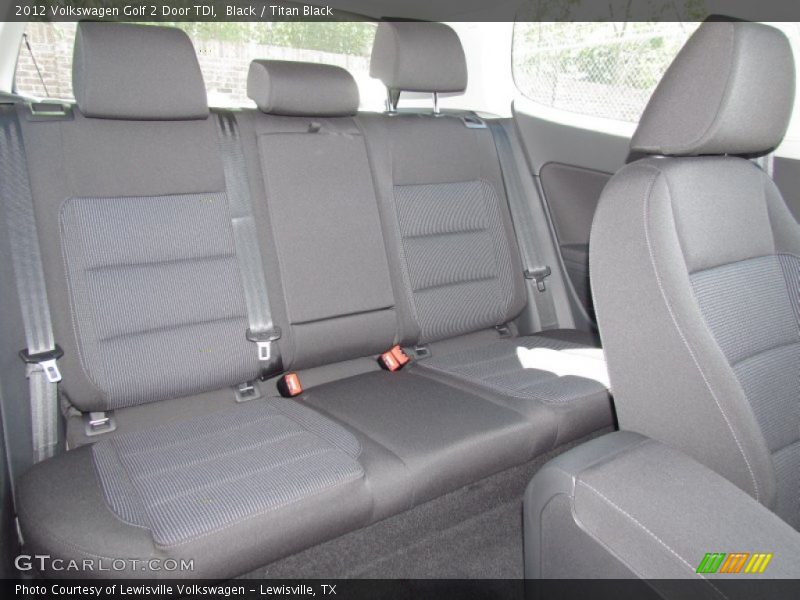 Black / Titan Black 2012 Volkswagen Golf 2 Door TDI