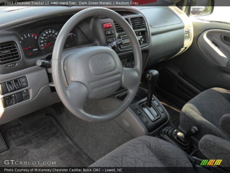 Medium Gray Interior - 2003 Tracker LT 4WD Hard Top 