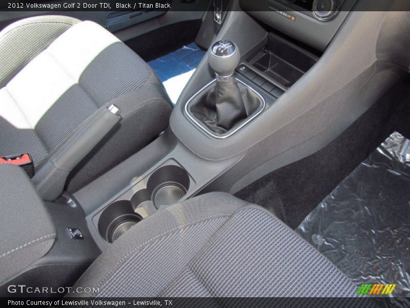 Black / Titan Black 2012 Volkswagen Golf 2 Door TDI