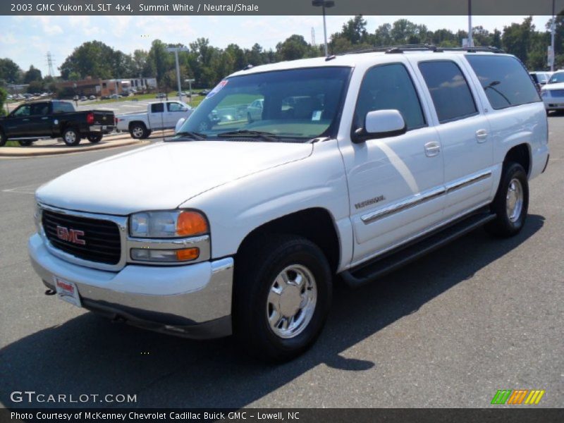 Summit White / Neutral/Shale 2003 GMC Yukon XL SLT 4x4