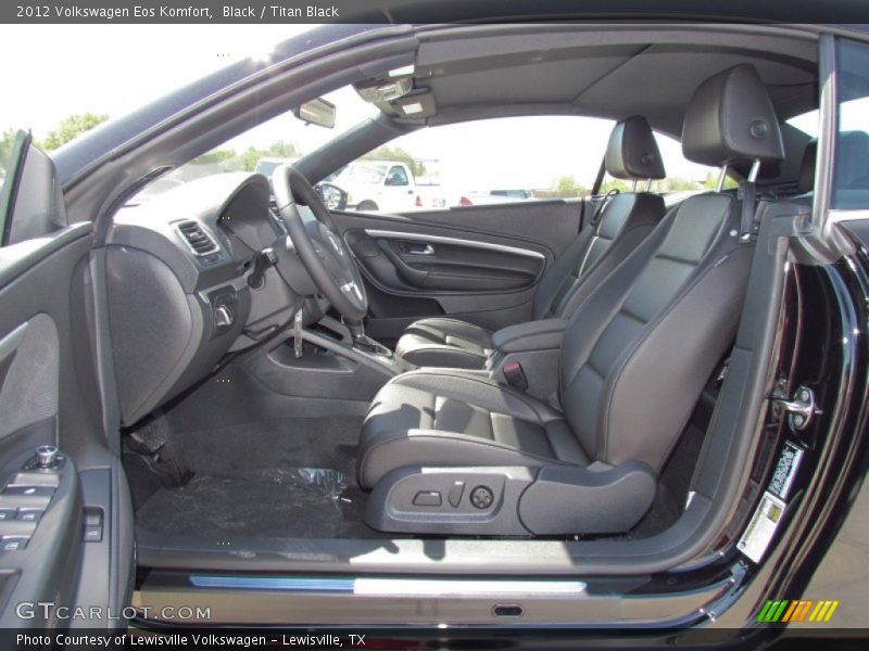 Black / Titan Black 2012 Volkswagen Eos Komfort