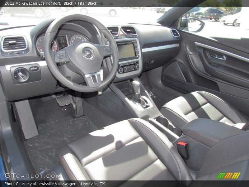 Black / Titan Black 2012 Volkswagen Eos Komfort