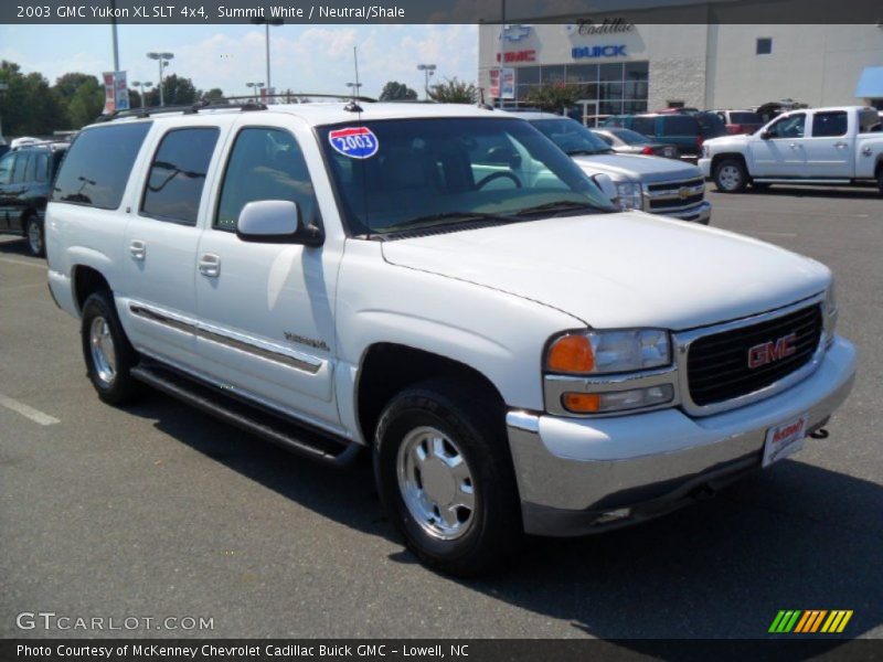 Summit White / Neutral/Shale 2003 GMC Yukon XL SLT 4x4