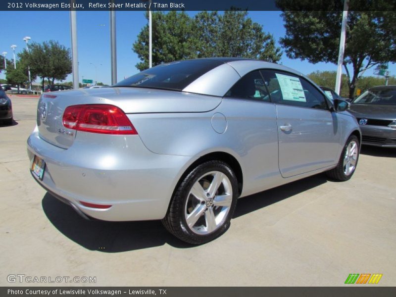 Reflex Silver Metallic / Titan Black 2012 Volkswagen Eos Lux