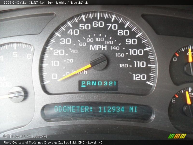 Summit White / Neutral/Shale 2003 GMC Yukon XL SLT 4x4