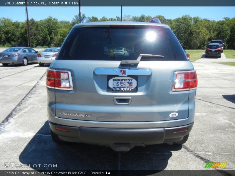 Ocean Mist / Tan 2008 Saturn Outlook XE
