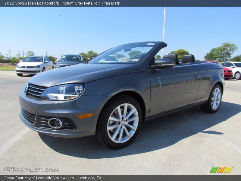 Indium Gray Metallic / Titan Black 2012 Volkswagen Eos Komfort