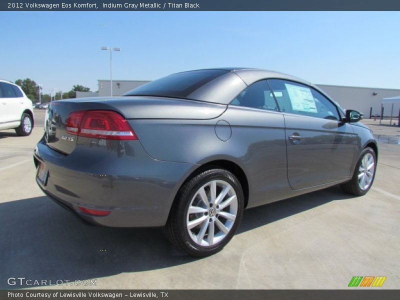Indium Gray Metallic / Titan Black 2012 Volkswagen Eos Komfort