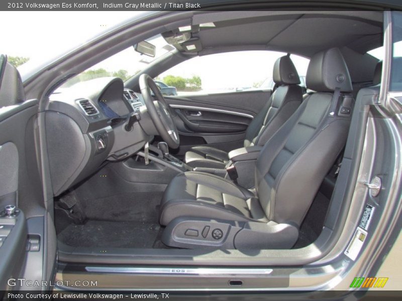 Indium Gray Metallic / Titan Black 2012 Volkswagen Eos Komfort