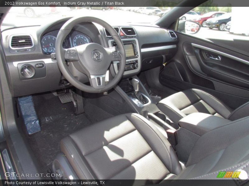 Indium Gray Metallic / Titan Black 2012 Volkswagen Eos Komfort