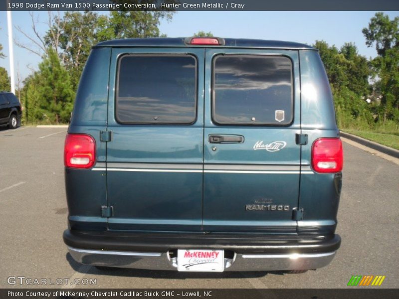 Hunter Green Metallic / Gray 1998 Dodge Ram Van 1500 Passenger Conversion