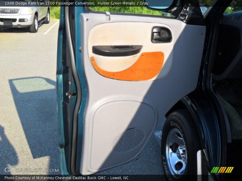 Hunter Green Metallic / Gray 1998 Dodge Ram Van 1500 Passenger Conversion