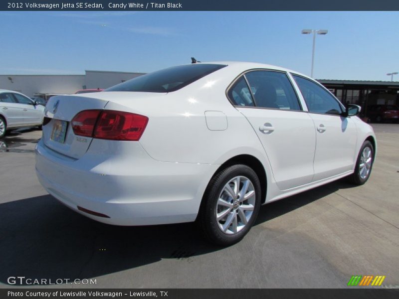 Candy White / Titan Black 2012 Volkswagen Jetta SE Sedan