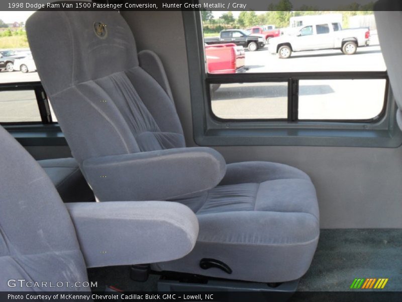 Hunter Green Metallic / Gray 1998 Dodge Ram Van 1500 Passenger Conversion