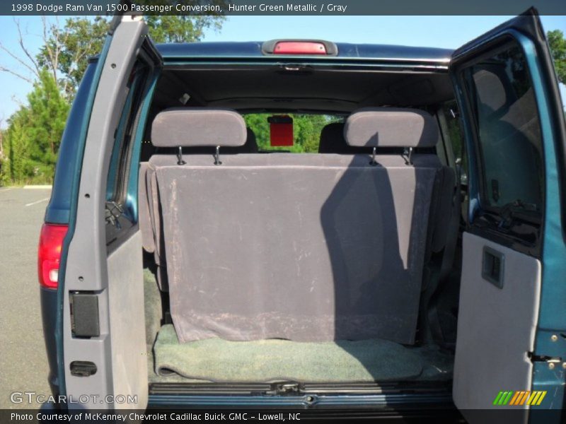 Hunter Green Metallic / Gray 1998 Dodge Ram Van 1500 Passenger Conversion