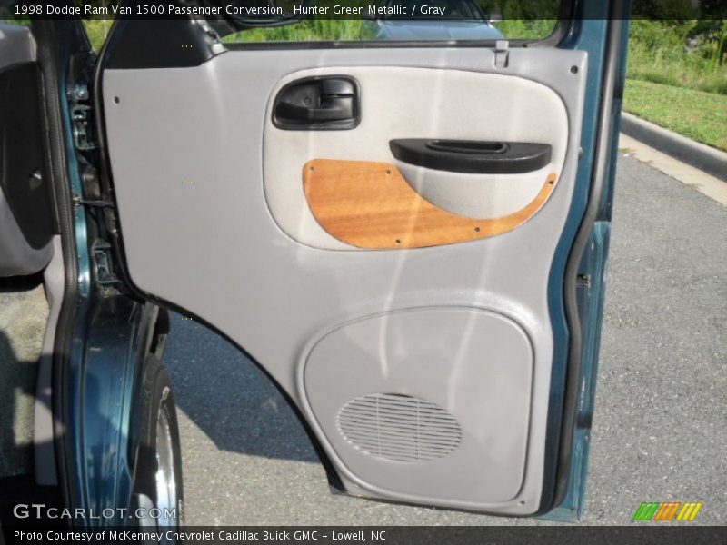 Hunter Green Metallic / Gray 1998 Dodge Ram Van 1500 Passenger Conversion
