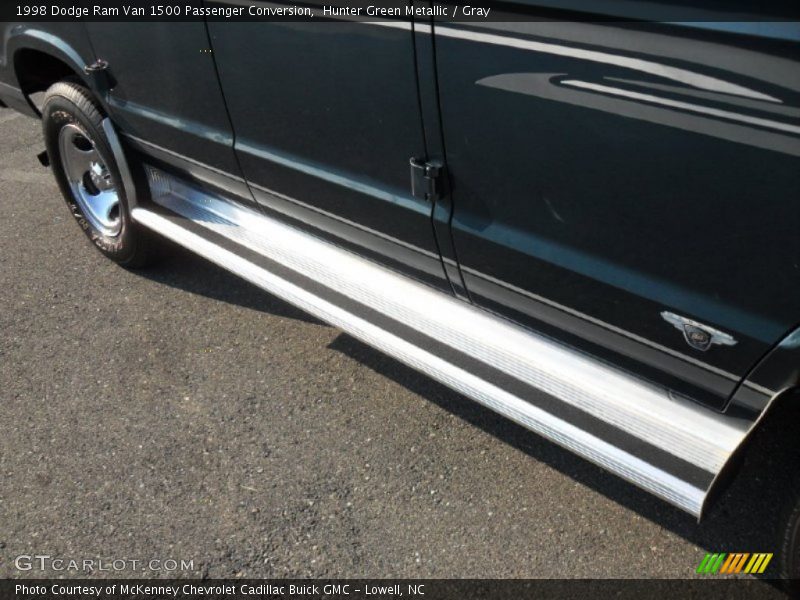 Hunter Green Metallic / Gray 1998 Dodge Ram Van 1500 Passenger Conversion