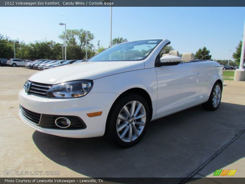 Candy White / Cornsilk Beige 2012 Volkswagen Eos Komfort