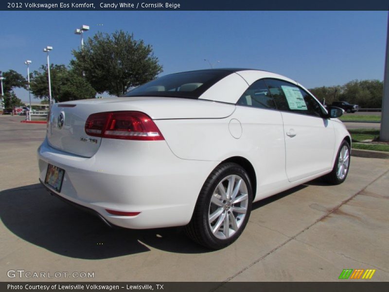 Candy White / Cornsilk Beige 2012 Volkswagen Eos Komfort