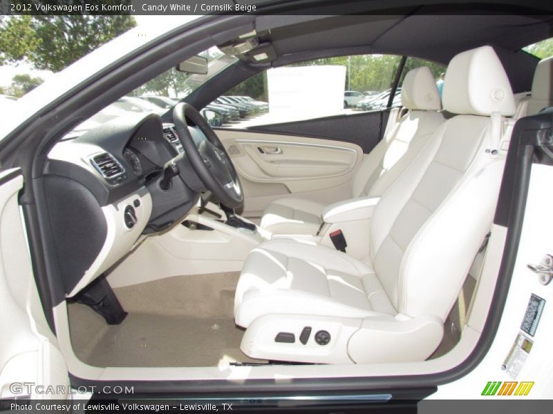 Candy White / Cornsilk Beige 2012 Volkswagen Eos Komfort