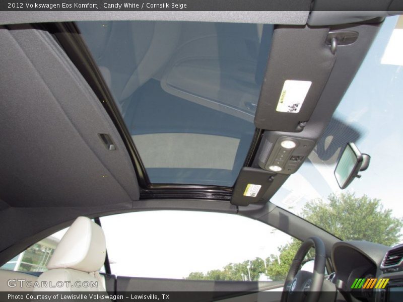 Candy White / Cornsilk Beige 2012 Volkswagen Eos Komfort