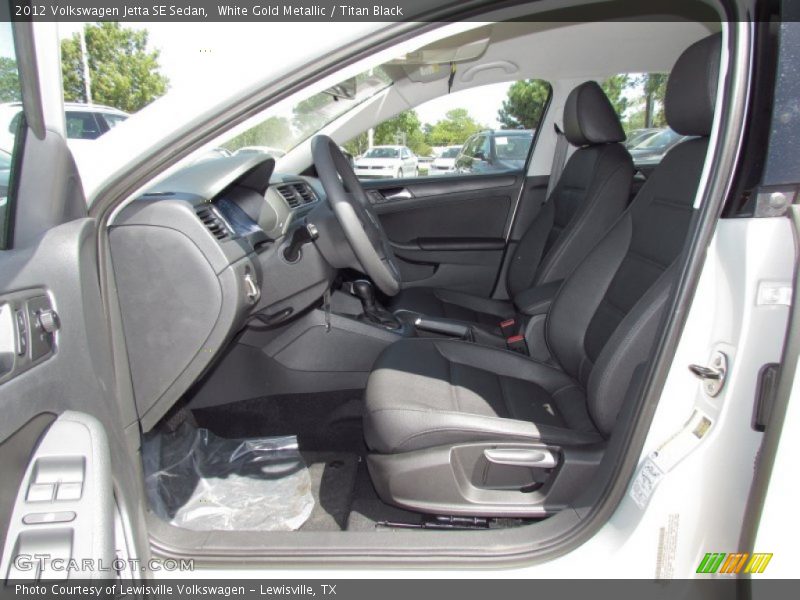 White Gold Metallic / Titan Black 2012 Volkswagen Jetta SE Sedan