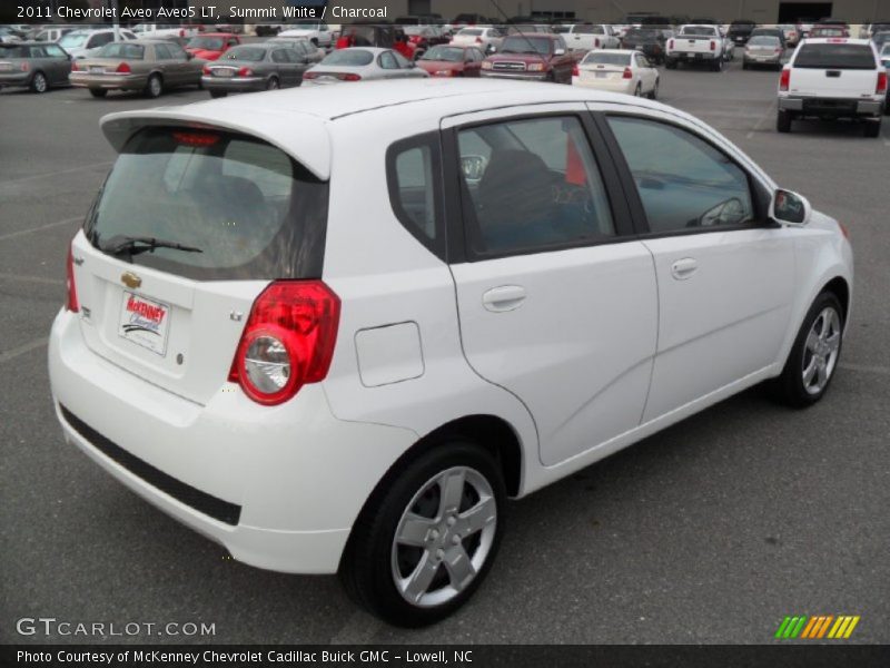Summit White / Charcoal 2011 Chevrolet Aveo Aveo5 LT